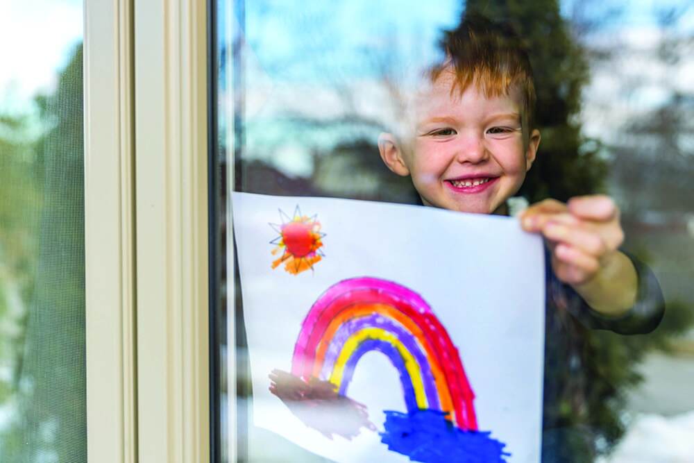 Young BetterLife member spreading happiness during COVID-19