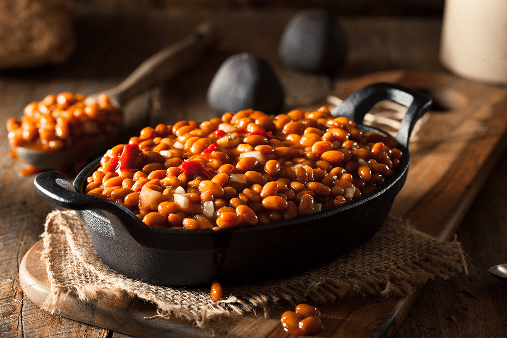 Delicious baked beans