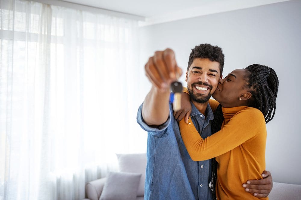 Happy new homebuyers