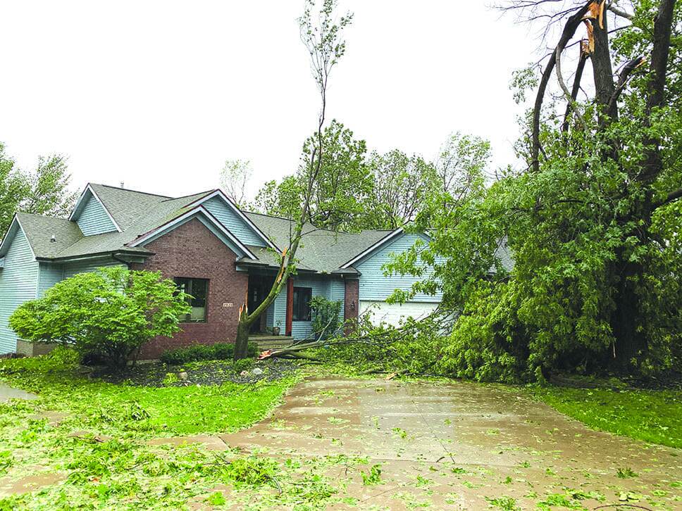 Derecho Home Damage