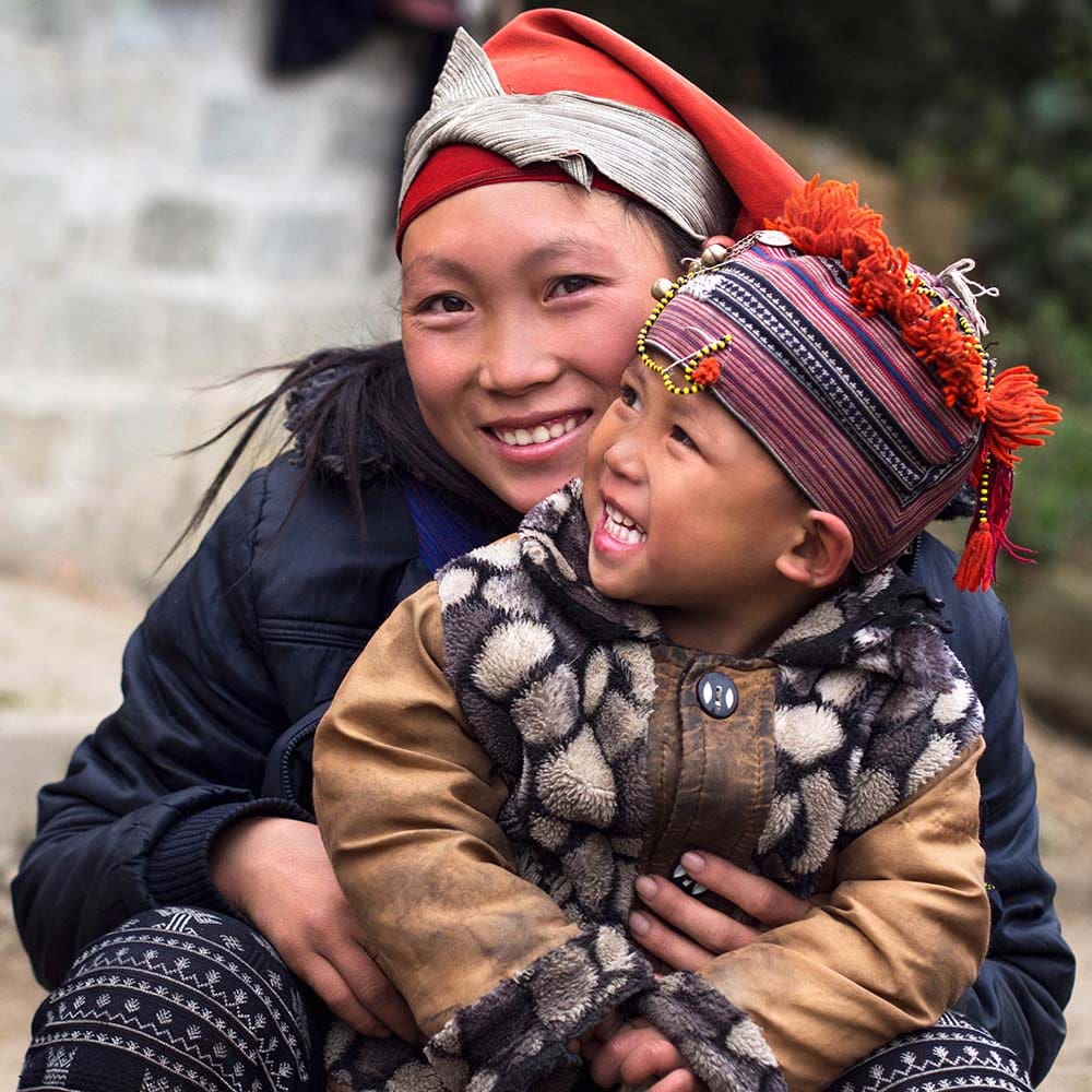 Hmong mother and son in Vietnam