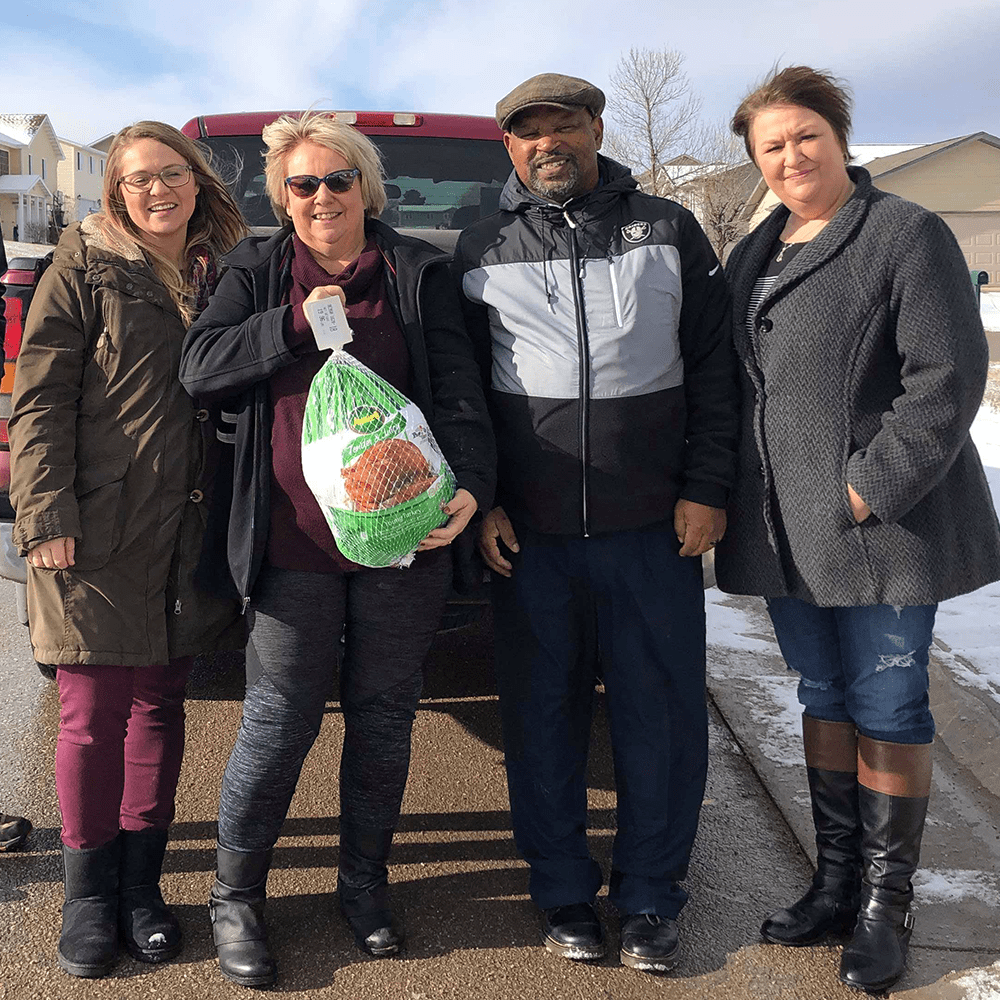 Dakotas team donating Thanksgiving turkeys