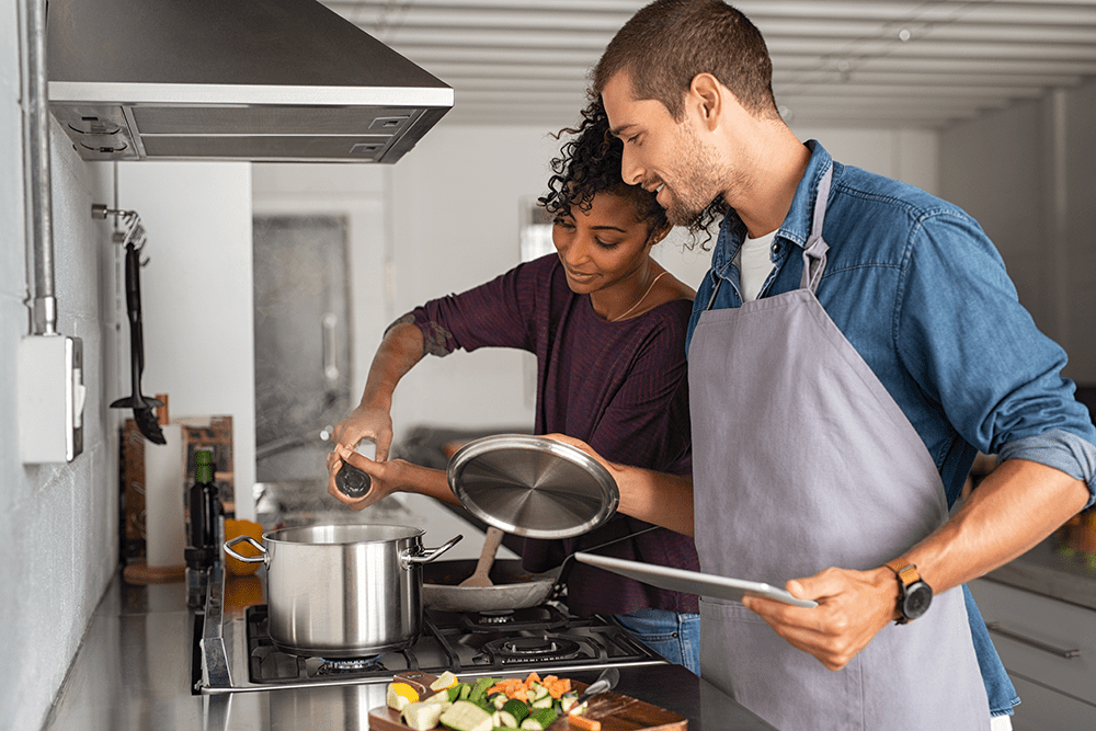 Cooking BetterLife member recipe for soup together