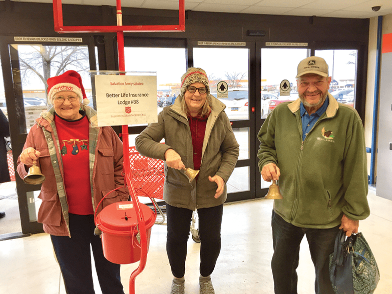 BetterLife Bell Ringers Raising Funds for The Salvation Army